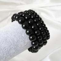 Glass Beads Bracelet Glass Gemstone Round Unisex Length Approx 7.5 Inch Sold By PC