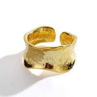 925 prata esterlina Cuff Ring Finger, banhado, Ajustável & para mulher, Mais cores pare escolha, vendido por PC