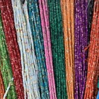 Gemstone Jewelry Beads, Natural Stone, Square, DIY & different materials for choice, more colors for choice, 3x3mm, Sold Per Approx 38 cm Strand