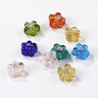 Bumpy Lampwork Beads, Flower, DIY, more colors for choice, 15mm, Sold By PC