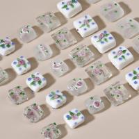 Lampwork Beads Square epoxy gel DIY  Sold By PC