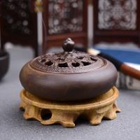 Traditional Ceramic Inserted Burner Incense Seat, Porcelain, handmade, for home and office & durable, 105x85mm, Sold By PC