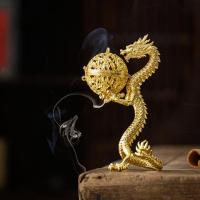 Backflow Incense Burner, Aluminum Alloy, plated, for home and office & durable & different size for choice, Sold By PC