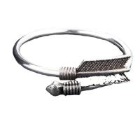 Tibetan Style Cuff Bangle, fashion jewelry & Unisex, nickel, lead & cadmium free, Inner Diameter:Approx 63mm, Sold By PC
