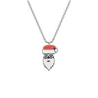 Рождество ожерелья, Нержавеющая сталь 304, Рождественский дизайн & разные стили для выбора & Женский, Много цветов для выбора, длина:Приблизительно 17.72 дюймовый, продается PC