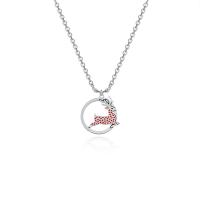 Christmas Necklaces 304 Stainless Steel Vacuum Ion Plating Christmas Design & for woman Length Approx 17.72 Inch Sold By PC