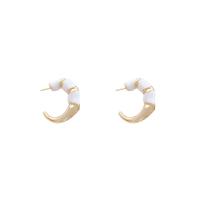 Zinc Alloy Stud Earring plated fashion jewelry & for woman & enamel Sold By Pair