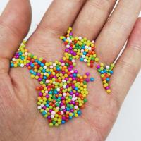 3D Nail Art Dekoration, Glasperlen, rund, verschiedene Verpackungs Art für Wahl & DIY, keine, 2mm, verkauft von Tasche