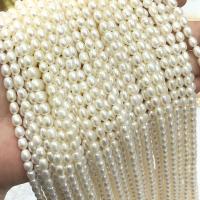 Cultured Rice Freshwater Pearl Beads, Round, DIY & different size for choice, more colors for choice, Sold Per Approx 38 cm Strand