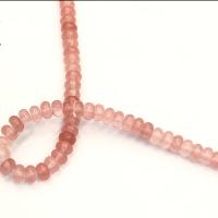quarzo ciliegia perla, abaco, DIY & formato differente per scelta, quarzo cherry, Venduto per Appross. 38 cm filo