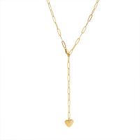Titanstahl Halskette, Herz, für Frau, keine, 12x11mm, Länge:ca. 51 cm, verkauft von PC
