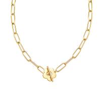 Titanstahl Halskette, Blume, für Frau, keine, 12mm, Länge:ca. 38 cm, verkauft von PC