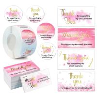 Sealing Sticker Copper Printing Paper with Adhesive Sticker DIY pink Sold By Bag