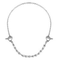 Edelstahl Schmuck Halskette, 304 Edelstahl, unisex, keine, Länge 16.53 ZollInch, verkauft von PC