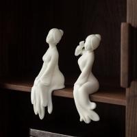 White Porcelain Craft Decoration handmade for home and office Sold By PC