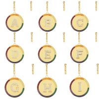 Kolczyki asymetryczne, Stop cynku, Platerowane w kolorze złota, różne wzory do wyboru & dla kobiety & z kamieniem, złoto, 39x22mm, sprzedane przez para