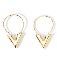 Zinc Alloy Drop Earrings plated fashion jewelry & for woman 16mm Sold By Pair