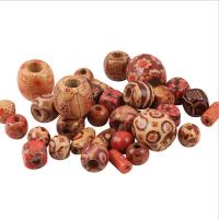 Pine Beads, stoving varnish, DIY & mixed, nickel, lead & cadmium free, 5-17mm, 500PCs/Bag, Sold By Bag