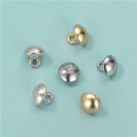 925 Sterling Silber Stiftöse Perlen, plattiert, DIY, keine, 8.80x8.90mm, Bohrung:ca. 2.6mm, verkauft von PC