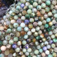 Perles en jade, jade Phoenix, Rond, poli, DIY & normes différentes pour le choix & facettes, couleurs mélangées, Vendu par Environ 15 pouce brin