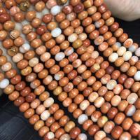Perles en bois, poli, DIY, brun, 5x8mm, Vendu par Environ 15 pouce brin
