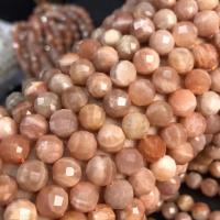 Perles agates, Agate du soleil, Rond, poli, DIY, brun, 10mm, Vendu par Environ 15 pouce brin