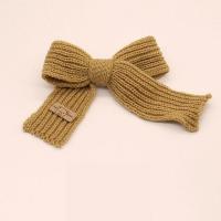 Hair Snap Clips Plush Bowknot for woman 100mm Sold By PC