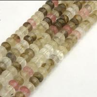Watermelon Beads, Abacus, DIY & different size for choice, mixed colors, Sold Per Approx 38 cm Strand