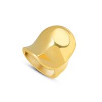 Titantium Steel Finger Ring, Titanium Steel, különböző méretű a választás & a nő, aranysárga, 20x24mm, Által értékesített PC