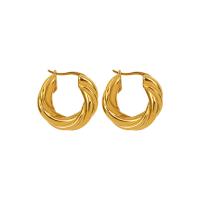 Titanium Steel  Earring Vacuum Ion Plating for woman Sold By Pair
