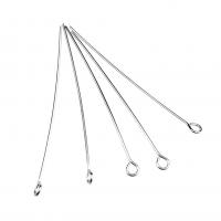 304 Stainless Steel Eyepin, DIY & different size for choice, original color, 500PCs/Bag, Sold By Bag