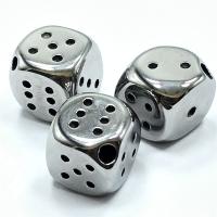 Stainless Steel Beads 316 Stainless Steel Dice DIY & blacken original color Sold By PC