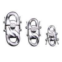 Stainless Steel Jewelry Clasp, 316 Stainless Steel, DIY & different size for choice, original color, Sold By PC