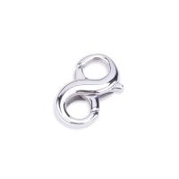 Stainless Steel Jewelry Clasp, Titanium Steel, polished, DIY, original color, 8.30x16.20mm, Sold By PC