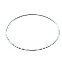 Stainless Steel Bangle, 316 Stainless Steel, Donut, polished, for woman, original color, 70x2mm, Sold By PC
