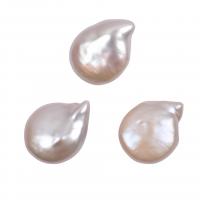 Inga Hål odlad sötvattenspärla pärlor, Freshwater Pearl, DIY & inget hål, vit, 15-18mm, Säljs av PC