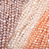 Barock odlad sötvattenspärla pärlor, Freshwater Pearl, DIY, fler färger för val, 7-8mm, Såld Per Ca 36-38 cm Strand