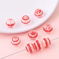 Fashion Glass Beads Round DIY & enamel 12mm Sold By Bag