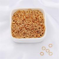 Brass Open Jump Ring, Round, plated, DIY & different size for choice, more colors for choice, nickel, lead & cadmium free, 50PCs/Bag, Sold By Bag