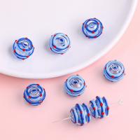 Fashion Glass Beads Round DIY & enamel 14mm Sold By PC
