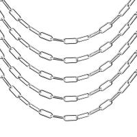 Stainless Steel Jewelry Chain, 304 Stainless Steel, Vacuum Ion Plating, DIY, more colors for choice, 1.6*17*7mm, Sold By m