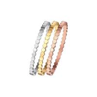 Bracelet d'acier titane, poli, bijoux de mode & pour femme, plus de couleurs à choisir, 5mm, Diamètre intérieur:Environ 58mm, Vendu par PC