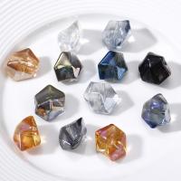 Crystal Beads, irregular, DIY & faceted, more colors for choice, 22x18mm, Sold By PC