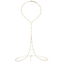 Body Chain Smycken, 304 rostfritt stål, mode smycken & för kvinna, fler färger för val, Säljs av Strand