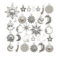 Zinc Alloy Pendants plated DIY & mixed nickel lead & cadmium free 10-30mm Sold By Bag