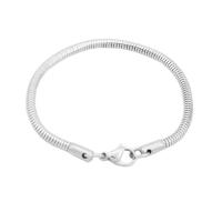 Couple Bracelet and Bangle 304 Stainless Steel fashion jewelry & Unisex original color 3.20mm Sold By Strand