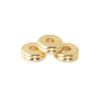 Brass Spacer Beads, Flat Round, polished, DIY & different size for choice, golden, nickel, lead & cadmium free, Hole:Approx 2mm, 100PCs/Bag, Sold By Bag