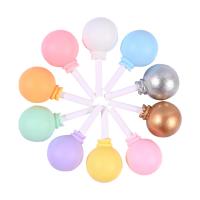 Mobile Phone DIY Decoration, Resin, Balloon, stoving varnish, more colors for choice, 11x23mm, Approx 100PCs/Bag, Sold By Bag