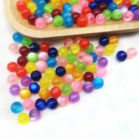 Akril nakit Beads, Krug, možete DIY, miješana boja, 8mm, Približno 50računala/Torba, Prodano By Torba