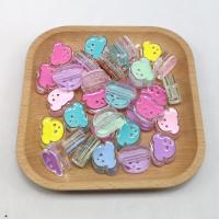 Acrylic Beads, Bear, DIY & enamel, more colors for choice, 15mm, Approx 100PCs/Bag, Sold By Bag